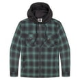 thumbnail image 5 of Visive Men's Sherpa-Lined Flannel Hoodie Jacket - Warm Zip-Up Layer for Cold Weather - Classic Fleece Plaid Pattern - Perfect for Hiking, Camping, & Everyday Winter Wear - Durable & Fashion-Forward, 5 of 10