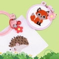 thumbnail image 4 of Kit de punto de cruz Caydo Woodland Animal para niños con instruc, 4 of 8
