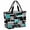 Blue Green, variant on Purple Dragonfly Beach Bag for Women, Large Breathable Mesh Beach Tote Bag, Colorful Flowers Watercolor Chic Floral Plant Sandproof Lightweight Travel Bags for Vacation Picnic Swimming Pool