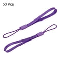 thumbnail image 3 of Uxcell 15cm Portable Item Nylon Cord Lanyards Hand Wrist Strap String Purple 50 Pack, 3 of 6