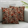 thumbnail image 3 of QZHH Decorative Floral Print Pillow Cover in Multicolour for Home Decor, Throw Pillow Cover, Indoor Outdoor, Farmhouse, Boho, Bohemian, Classic, Accent, Pattern, 3 of 5