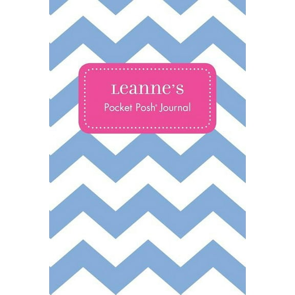 Leanne's Pocket Posh Journal, Chevron, (Paperback)