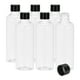 thumbnail image 1 of Uxcell 6 Pcs 3.4 Oz(100ml) Botellas de Viaje de Plástico con Tapa de Rosca, Transparentes, 1 of 7