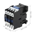 thumbnail image 6 of CJX2 0910 3-Phase Electric Power Contactor, 22V 9A AC Motor Control, Silver Contact, Din Rail Mounting Base, Efficient & Reliable for Industrial Use, 6 of 9