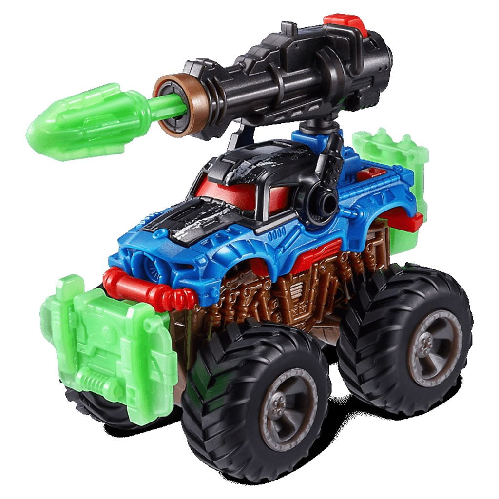 5つまとめ売り　Monster Trucks glow riders カプセル ZURU 5 Surprise Glow Riders Monster Trucks Series 2 - Build