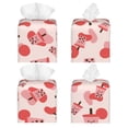 thumbnail image 2 of Balery Milk Tea Porta Pañuelos de Cuero con Estampado – Funda Moderna Cuadrada para Caja de Pañuelos, Dispensador 5x5x5'', 2 of 7