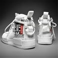 thumbnail image 3 of AHICO Mens Fashion Walking Lace Up High Top Shoes Stylish Running Athletic Casual Shoes, 3 of 4