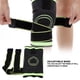 thumbnail image 4 of Rodillera Deportiva Estabilizadora de Rodilla Manga de Compresión Apoyo Soporte para Rótula Elástica para Artritis Correr,Baloncesto,Desgarro de menisco,Deportes,Trotar Protección de Rodilla(L-Verde) Ecomeon  no, 4 of 6