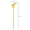 thumbnail image 3 of Pure Garden Artificial Calla-Lily with Stems - Real Touch Fake Flowers - 24 Pc Set (Sunset Orange), 3 of 8