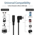 thumbnail image 3 of Micro USB to 3.5mm Jack Audio Adapter Cable for Smartphone Tablet Car Stereo, 3 of 5