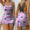 thumbnail image 2 of Vestido de encaje con Falda de punto para mujer, minivestido Sexy de Disney de satén con lazo, Espalda descubierta, para fiesta de verano, 2024, 2 of 5