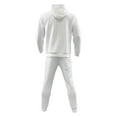 thumbnail image 5 of HAiming Sweatsuit for Men Casual Long Sleeve Hoodies and Drawstring Jogging Pants Solid Color Fashion Outfit, 5 of 8