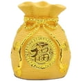 thumbnail image 5 of GETAJGHSD Lucky Bag Piggy Bank Golden Money Bag Model Resin Saving Decorating Home 1Pcs, 5 of 8