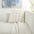 thumbnail image 5 of Nourison Luminescence Ivory Decorative Throw Pillow , 20" x 20", 5 of 7