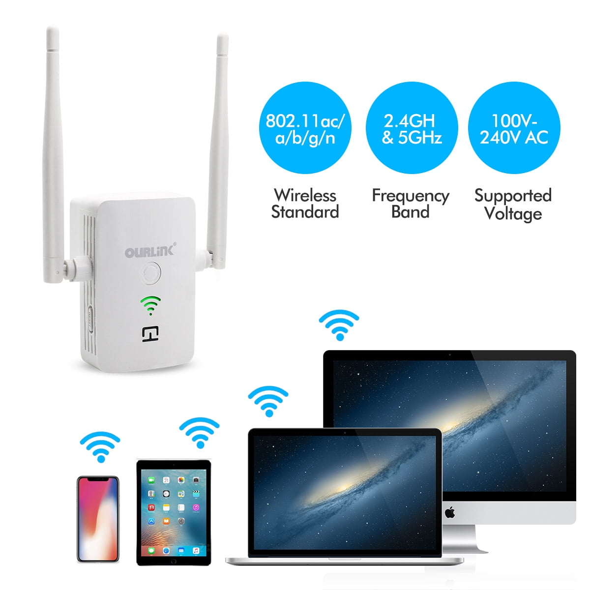 10mbps Wifi Range Extender Repeater Ourlink 2 4g 5g Dual Band With 2 High Gain External Antennas Wps Wireless Amplifier Router Signal Booster Walmart Com Walmart Com 10mbps Wifi Range Extender Repeater Ourlink 2 4g 5g Dual Band With 2 High Gain External Antennas Wps Wireless Amplifier Router Signal Booster Walmart Com Walmart Com