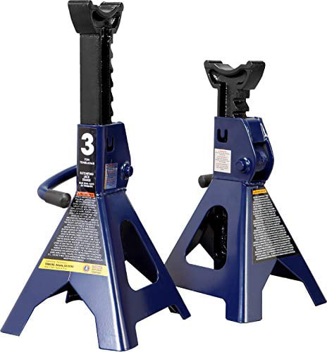6,000 lb Blue 1 Pair Capacity TCE AT43202U Torin Steel Jack Stands: 3 Ton 