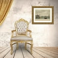 thumbnail image 3 of Bennett, W J 32x25 Gold Ornate Wood Framed with Double Matting Museum Art Print Titled - Boston from the ship house, 3 of 4