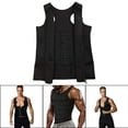 thumbnail image 4 of Chaleco para hombre Neopreno Entrenador de cintura Chaleco ponderado Recortador de Hugo Chaleco de sauna de fitness, 4 of 5