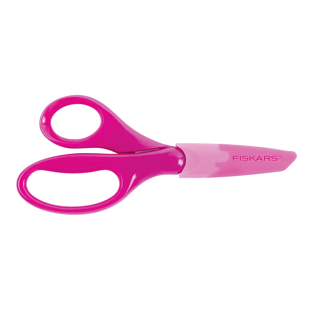 NEW Pink FISKARS scissors for kids 5 inch pointed safety 