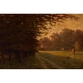 thumbnail image 3 of Gruelle, Richard Buckner 24x17 Black Modern Framed Museum Art Print Titled - Indiana Landscape, 3 of 5