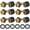6 sets, variant on 3/4 Inch Garden Hose Quick Connector with Clamps Male and Female Hose Adapter, Garden Hose Adapter, Quick Connect Hose Fittings, Garden Hose Connector, Hose Attachment (4 sets)