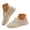 Beige, variant on XEDZYT Womens Running Shoes Mesh Lace Up Sneakers Lightweight Outdoor Sports Footwear Size 7.5