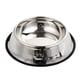 thumbnail image 3 of Cuenco antideslizante para mascotas, diseño con huella, ideal para gatos y perros pequeños y medianos, hecho de acero inoxidable de alta calidad, fácil de limpiar, diámetro de base de 18 cm., 3 of 6