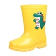 thumbnail image 6 of Hrsba Kids Rain Boots,On Dinosaur Print Waterproof Outdoor Short Rubber Boots for Ages 4-9, 6 of 6