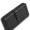 thumbnail image 5 of Wrangler Wristlet Wallet Women RFID Blocking Wallet, Card Cases & Money Organizers Large Capacity Bifold Clutch Wallets Ladies Female Card Cash Phone Wallets with ID Window, Black, 5 of 7