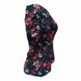 thumbnail image 4 of Blusa George Talla EG Manga Corta Floreada Marino, 4 of 4