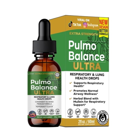 GreenVify Pulmo Balance Ultra Respiratory Support Supplement – Supports Lung Health & Daily Wellness