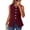 Wine Red, variant on BTFBM Summer Sleeveless Blazer Vest For Women Dressy Button Down Round Neck Business Casual Outfits Work Suit Vests Tops