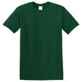 thumbnail image 6 of Gildan Short Sleeve Crewneck T-Shirt, Forest Green Size-S, Men's Classic Fit Comfort Tee, 100 Heavy Cotton, Arts and Craft Shirt, 6 of 6