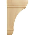 thumbnail image 3 of Ekena Millwork 2 1/4"W x 6"D x 10"H Stockport Bracket, Red Oak (2-Pack), 3 of 4