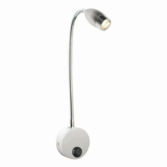 Reading Light LED Hose Spotlight Hose Wall Lamp Gooseneck Lamp Touch Control for Bedside Reading Warm Light US Plug