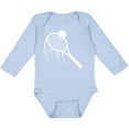 thumbnail image 3 of Inktastic Swinging Tennis Racket Boys or Girls Long Sleeve Baby Bodysuit, 3 of 5