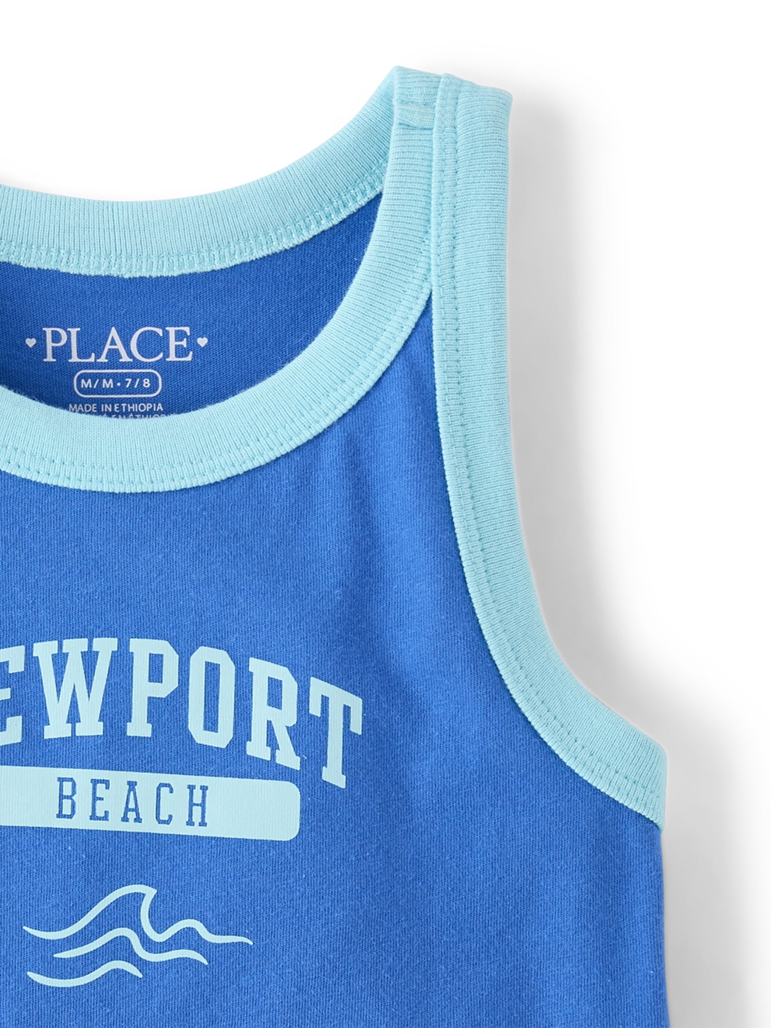 The Children's Place Girls Sleeveless Colorblock Graphic Print Tank Top, Sizes XS-XXL
