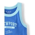 thumbnail image 3 of The Children's Place Girls Sleeveless Colorblock Graphic Print Tank Top, Sizes XS-XXL, 3 of 3