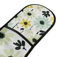 thumbnail image 4 of Yayeee Double Oven Mitt Kitchen Heat Resistant Baking 35" x7" Quilted Glove, White Flower, 4 of 6