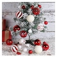 thumbnail image 5 of 44Pcs Christmas Balls Ornaments Set, Colorful Shatterproof Plastic Balls With Hooks Decoration For Xmas Tree Wedding Holiday Party Supplies, 5 of 5