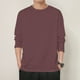 thumbnail image 3 of Sudadera de cuello redondo con forro polar para hombre: manga larga, corte ajustado, poliéster y spandex, tallas L-XXXXXL, 3 of 4
