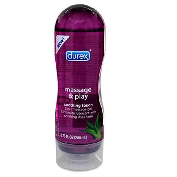 2 Pack Durex Massage & Play 2in1 Massage Gel Soothing Lubricant 6