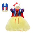 thumbnail image 1 of Vestido clásico de fantasía de Blancanieves para niñas, disfraz de princesa de Carnaval de Halloween, tutú de tul esponjoso, peluca para niños Fivean unisex, 1 of 2