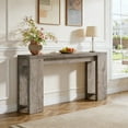 thumbnail image 1 of Fnova 70.9" Farmhouse Console Table for Entryway, Long Narrow Wood Entryway Table, Easy Assembly, Gray, 1 of 13