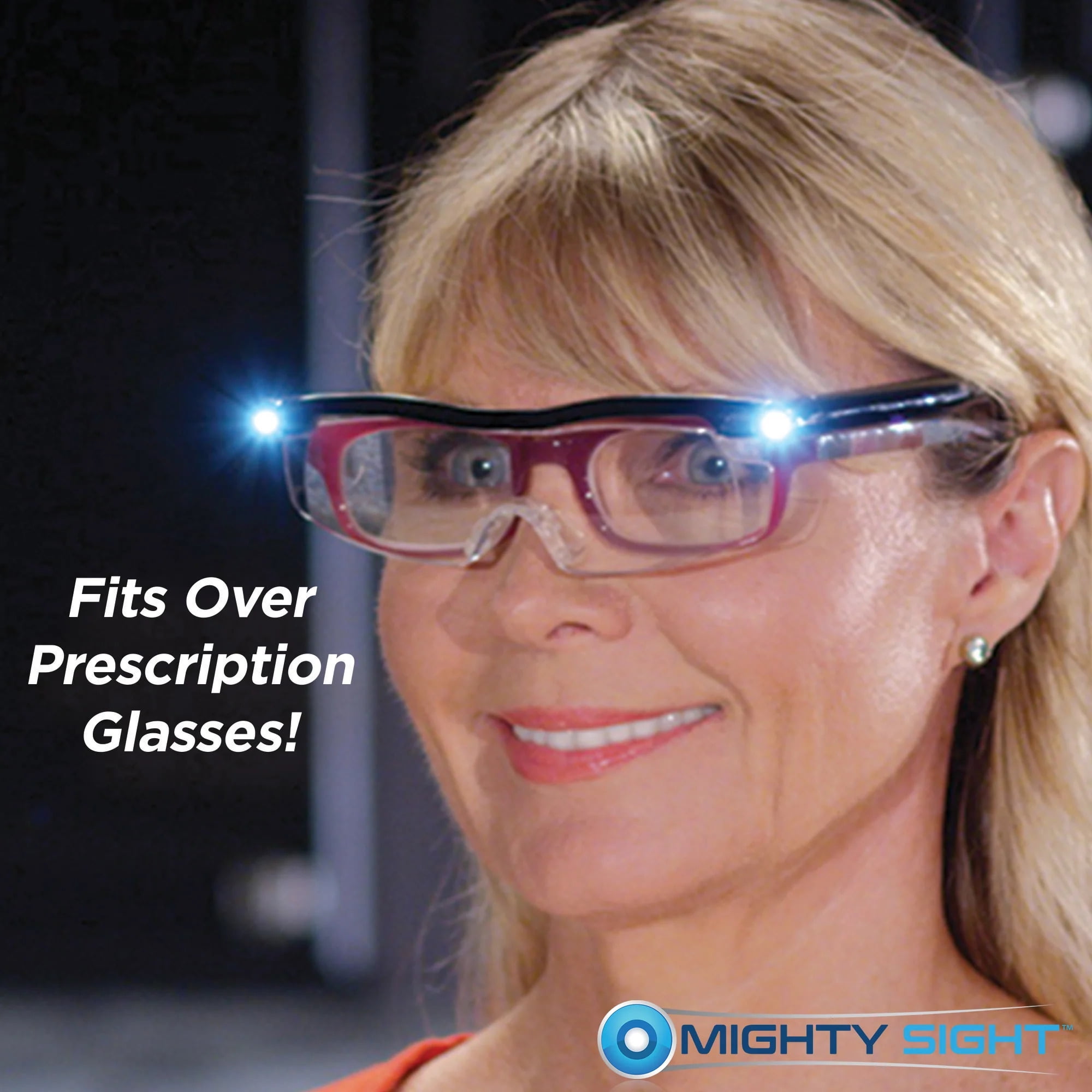 Mighty Sight LED Magnifying Eyewear Glasses as Seen on TV for sale online
