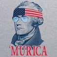 thumbnail image 2 of Alexander Hamilton Murica - Funny Musical History Play Adult Cotton T-Shirt - Small - Sport Grey, 2 of 7