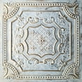 thumbnail image 1 of Drop-In, Glue-Up 2'x2' Faux Tin PVC Ceiling Tile In Rustic Gold, Pack 0f 25 (100 sq/ft.), 1 of 4