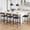 4pcs bar chair, Retro color (without Bar Table), variant on Bar Table and Chairs Set for 2, Dining Table Set with Upholstered Stools & Storage Shelves, Kitchen Bar Height Table and Chairs for Kitchen Dining Breakfast Nook