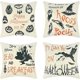 thumbnail image 2 of SZTXJ 3 Pack Halloween Hand Skeleton Cushion Covers, 18" x 18" Sofa Decorative Pillow Case, Halloween Decor, Indoor Outdoor Decorative Pillowcase, 2 of 5