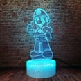 thumbnail image 4 of Mario Bros LED Anime Lamp 3D Illusion Beside Night Light 16 Color RGB Remote Desk Decor, 4 of 8